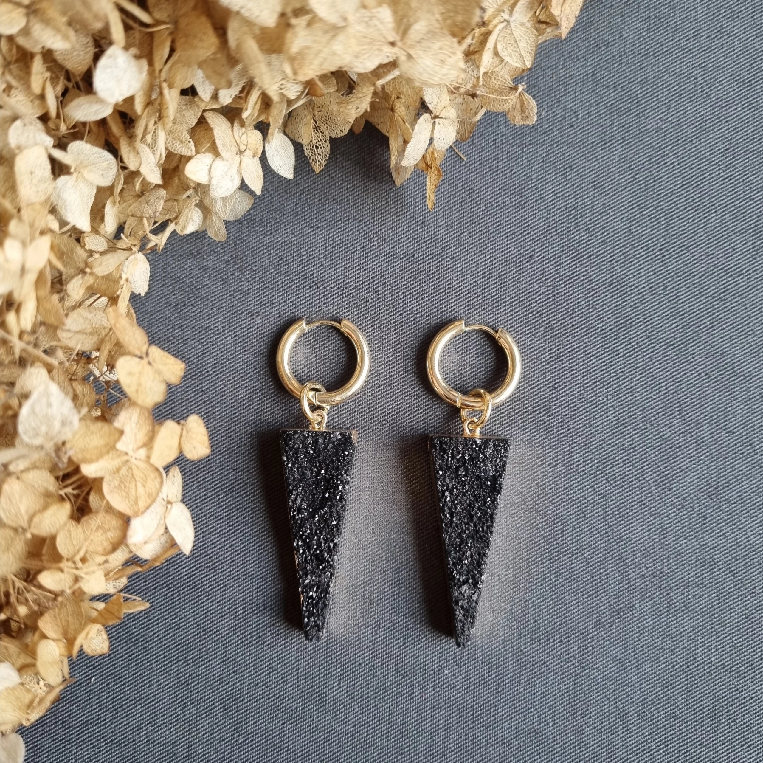 Серьги «Черная страсть»