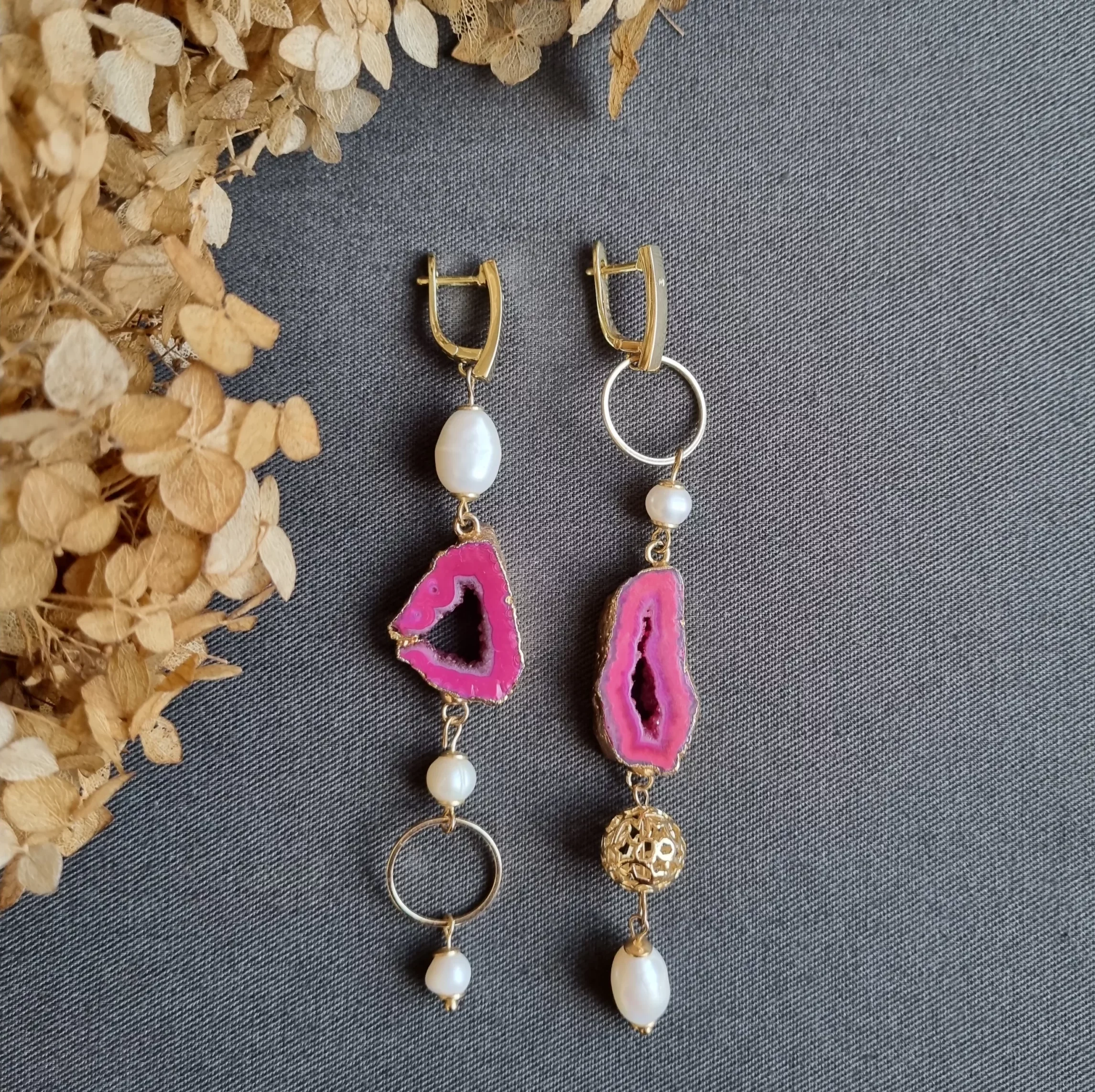 Серьги «Розовая фантазия»