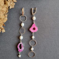 Серьги «Розовый бум»